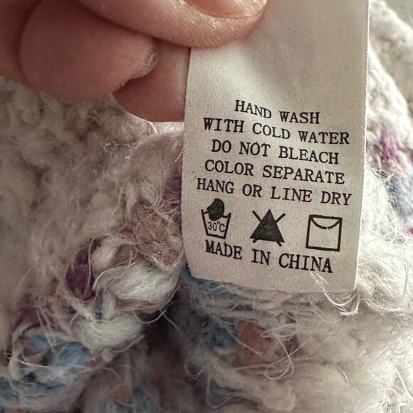 Allard State M/L Multicolor Striped Textured Sweater - Picture 5 of 9